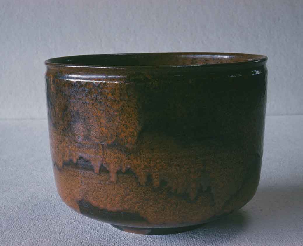 Dark rust bowl
