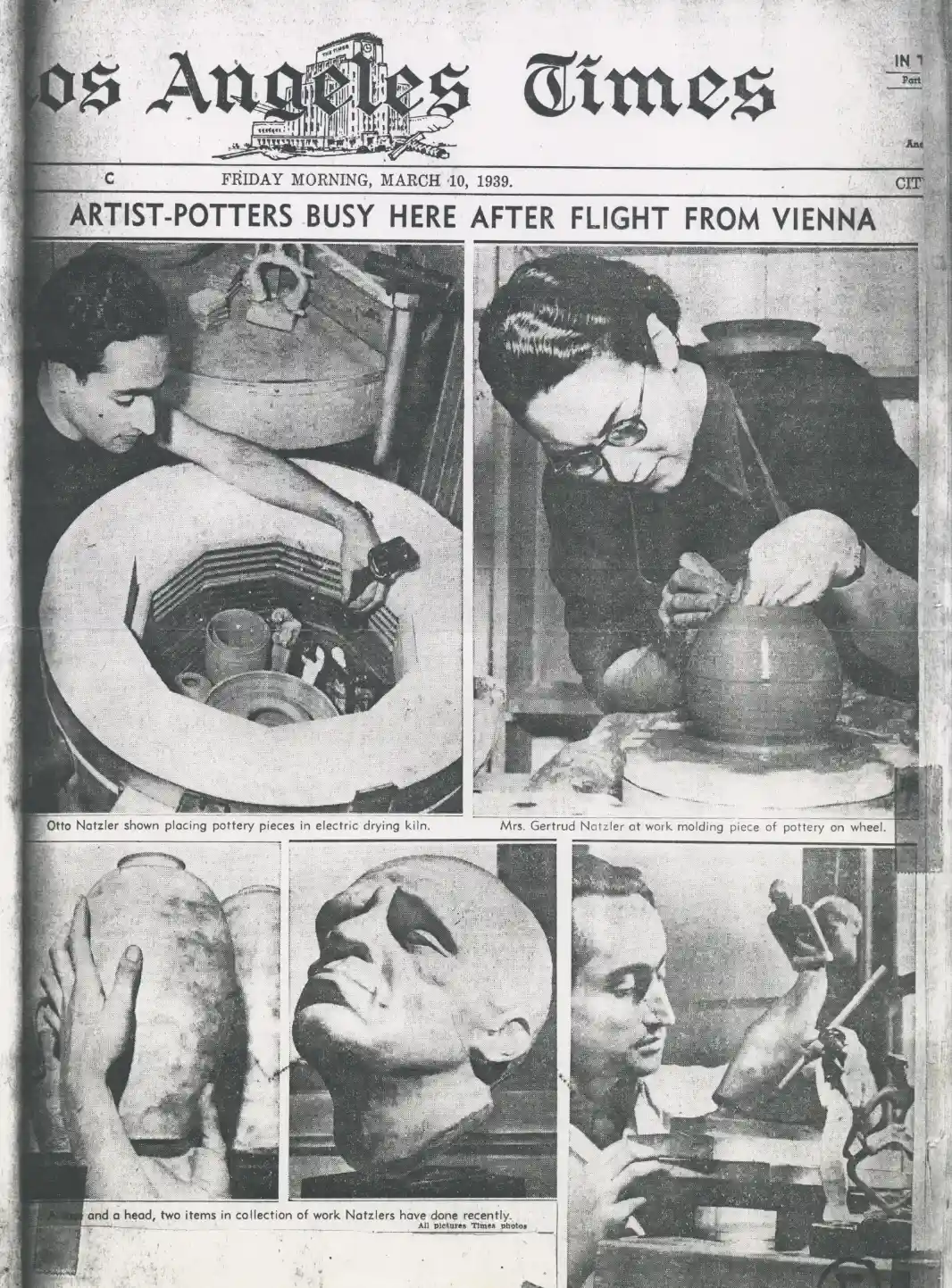 L.A. Times March 1939