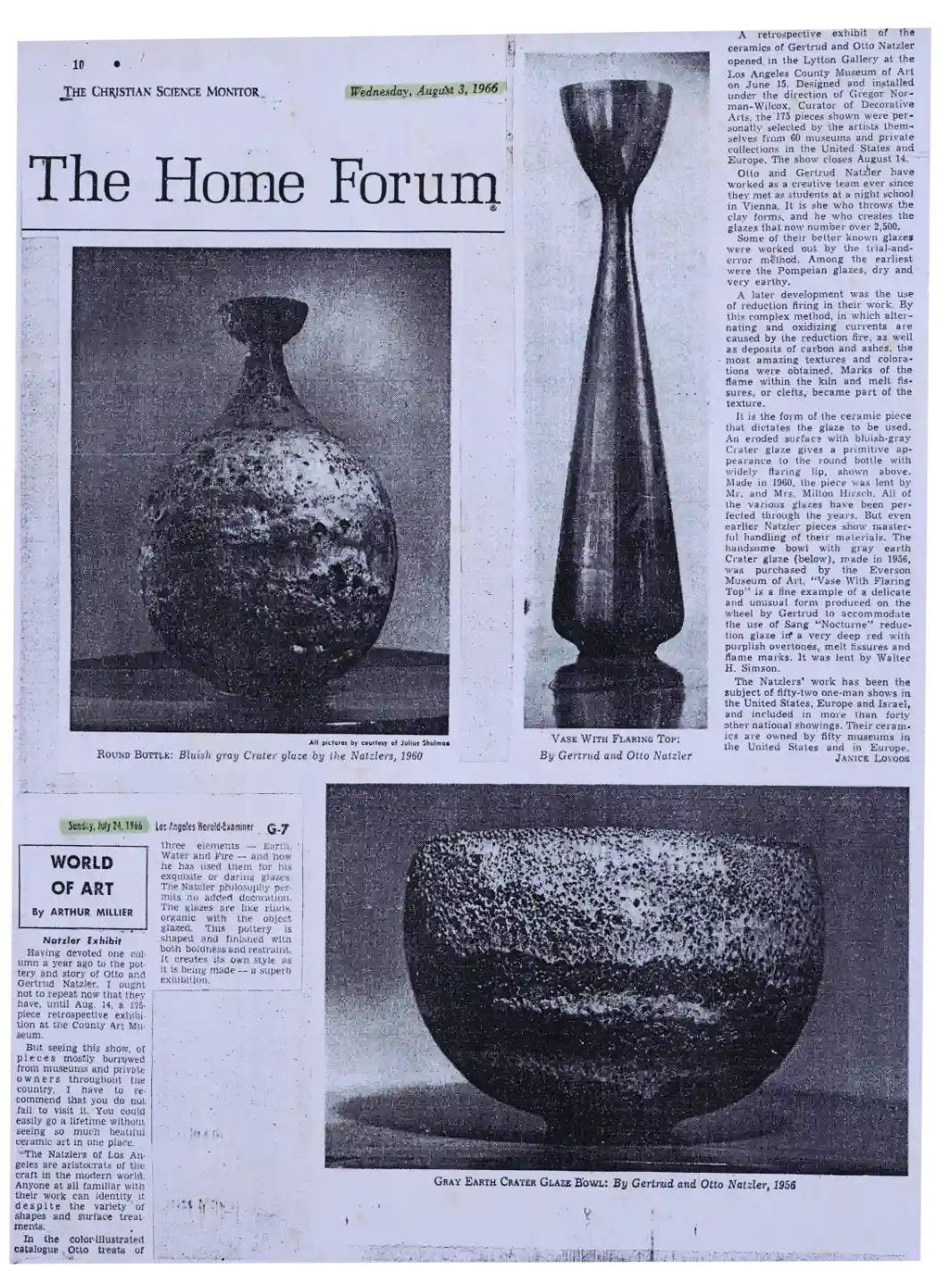 Christian Science Monitor August 1966