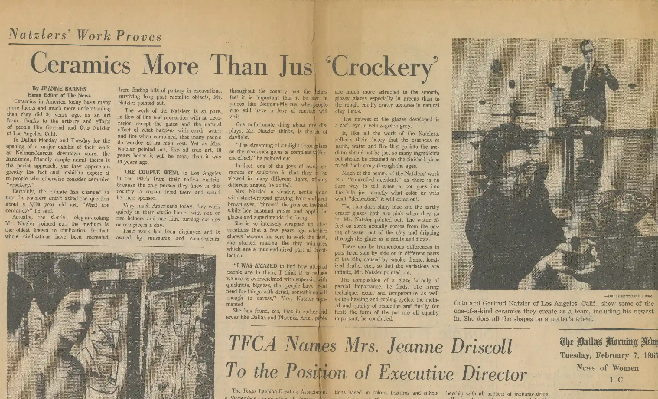 Dallas Morning News 1967