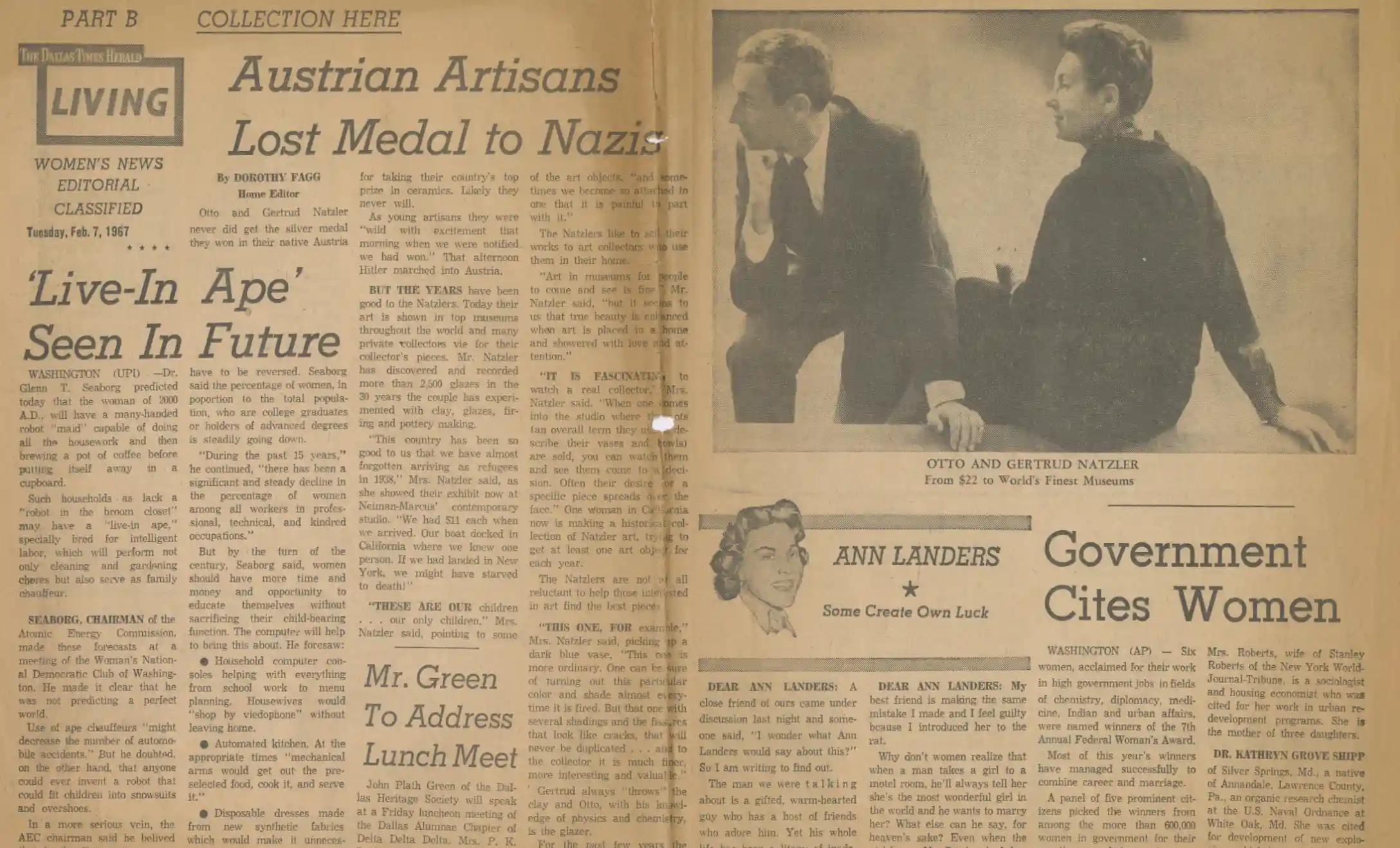 Dallas Morning News 1967 part b